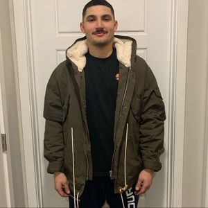 Men’s Olive Green Parka